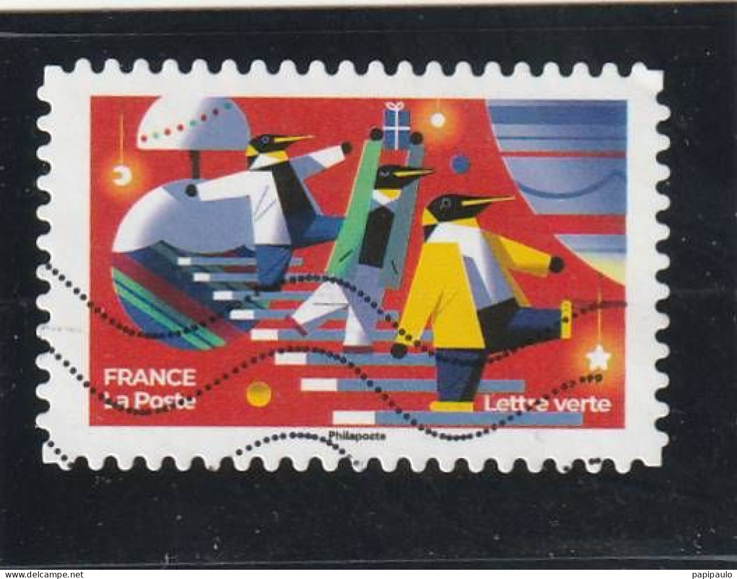 FRANCE 2022 Y&T 2218 Lettre Verte Oblitéré - Used Stamps