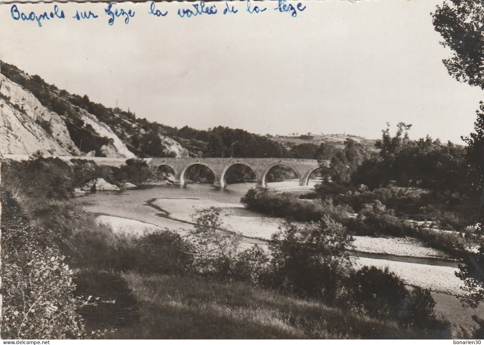 CPSM 30 SAINT-ANDRE DE ROQUEPERTUIS LE PONT SUR LA CEZE ETAT - Sonstige & Ohne Zuordnung