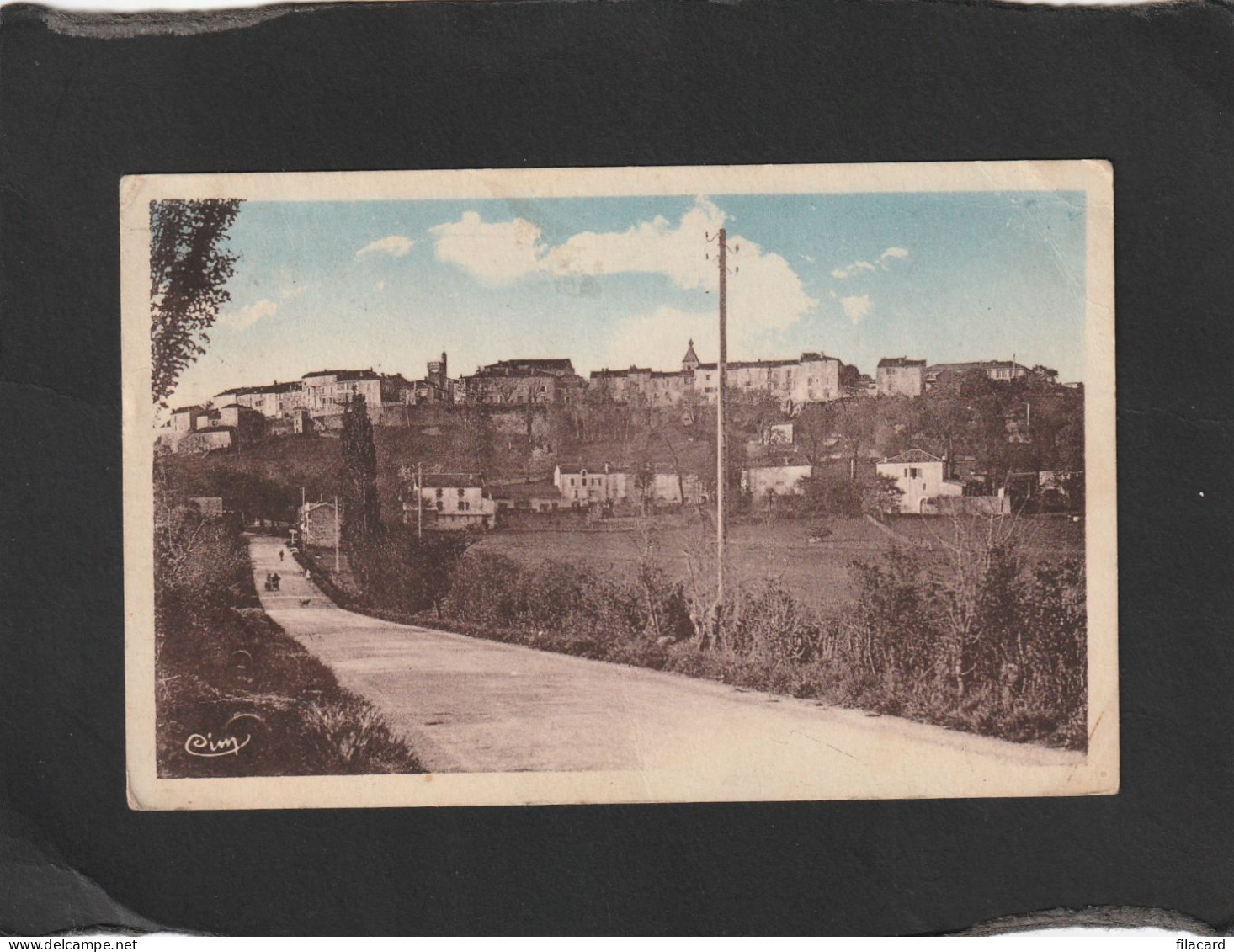 128996          Francia,     Tournon-D"Agenias,   Vue  Generale,  Cote  Est,   VGSB   1948 - Tournon D'Agenais