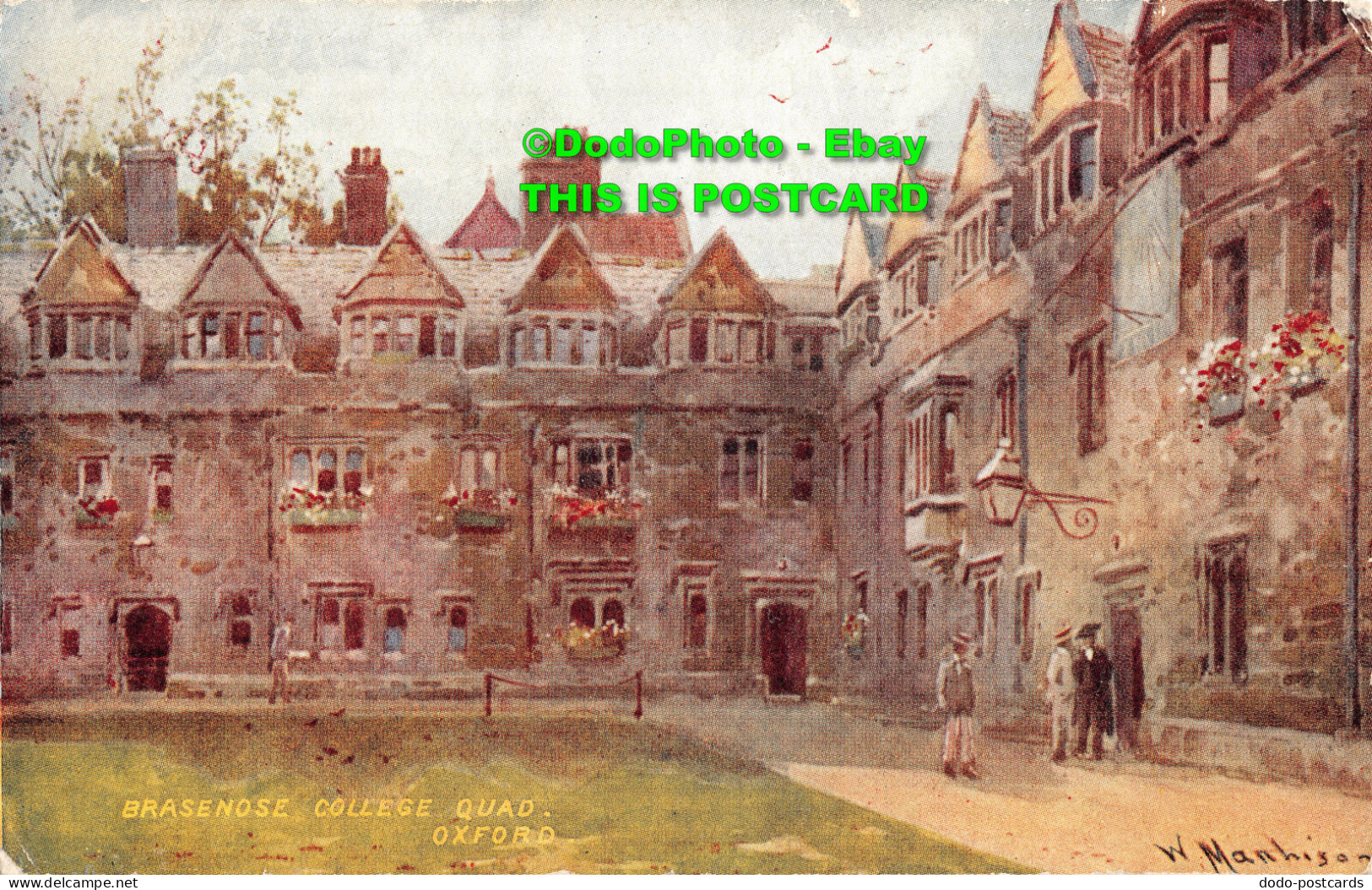 R357905 Brasenose College Quad. Oxford. W. Manhison. P. R. P. C - Monde