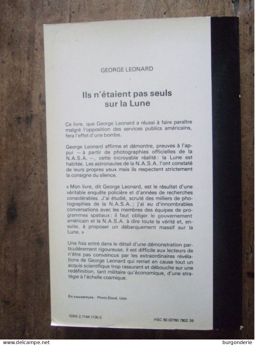 ILS N 'ETAIENT PAS SEULS SUR LA LUNE / GEORGE LEONARD - Sterrenkunde