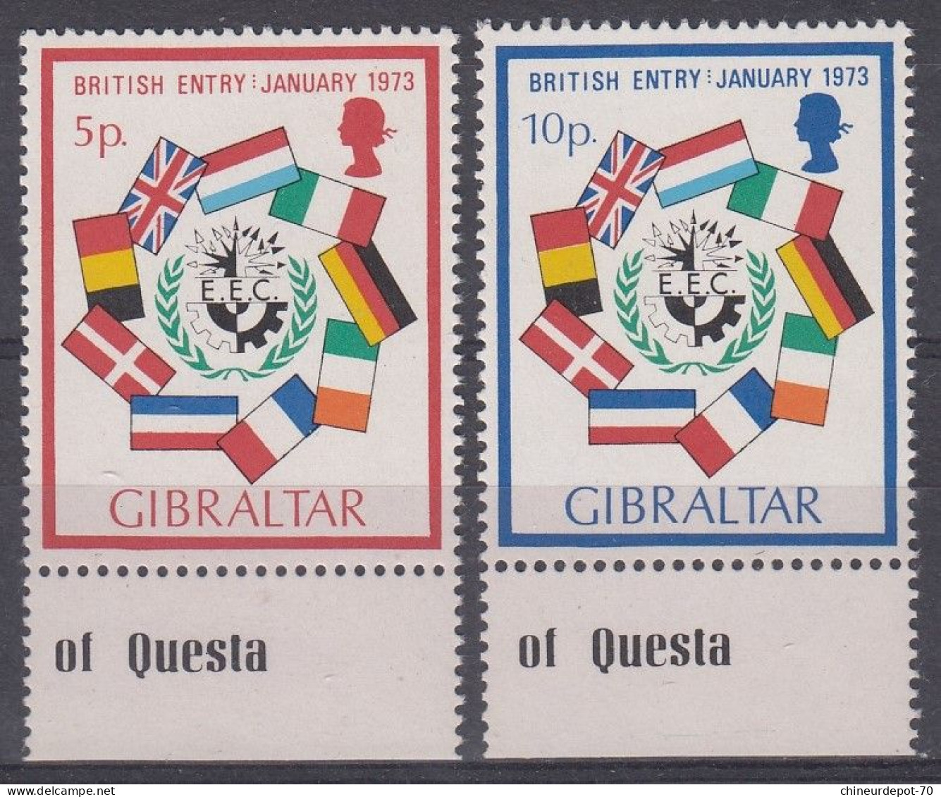 Gibraltar 73 Neufs Sans Charnières ** - Gibilterra