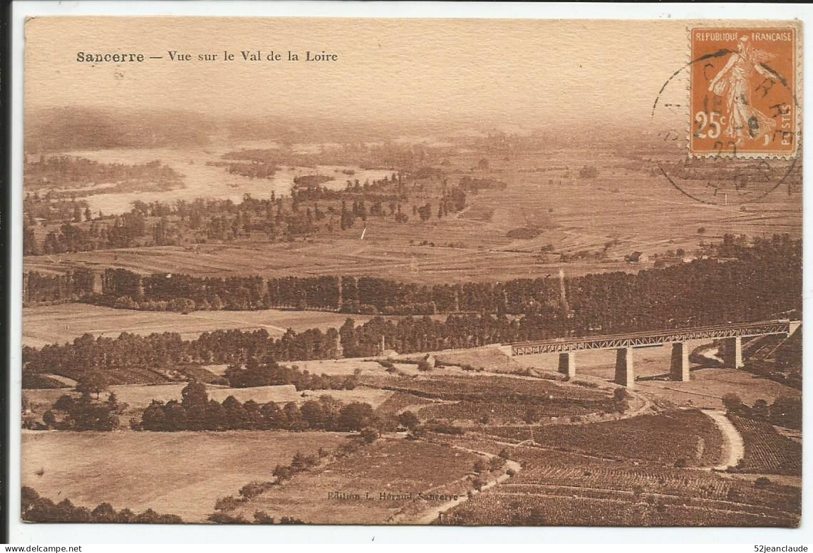 Vue Sur Le Val De La Loire    1936    N° - Sancerre