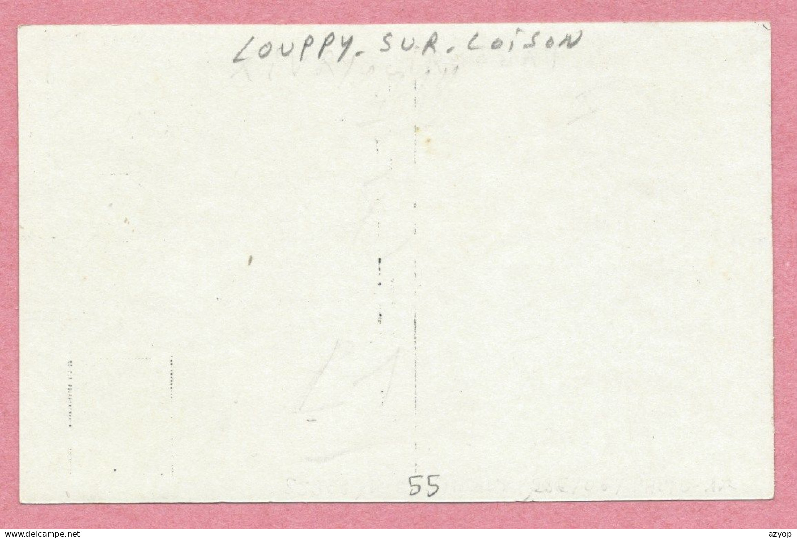55 - LOUPPY Sur LOISON - Carte Photo Allemande - Vue Générale - Guerre 14/18 - Sonstige & Ohne Zuordnung
