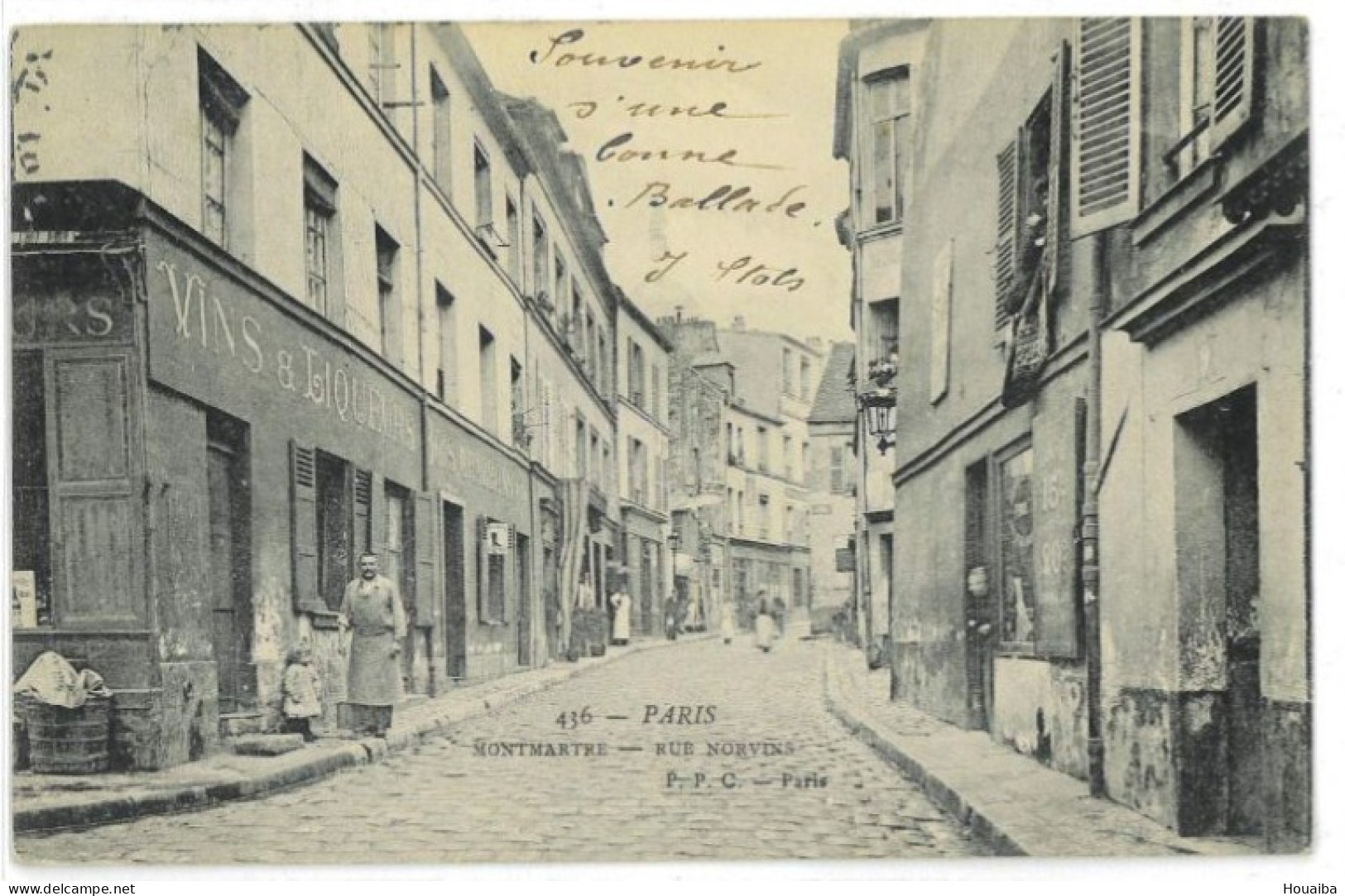 CPA - Rue Norvins Montmartre - Paris (75) - Autres Monuments, édifices