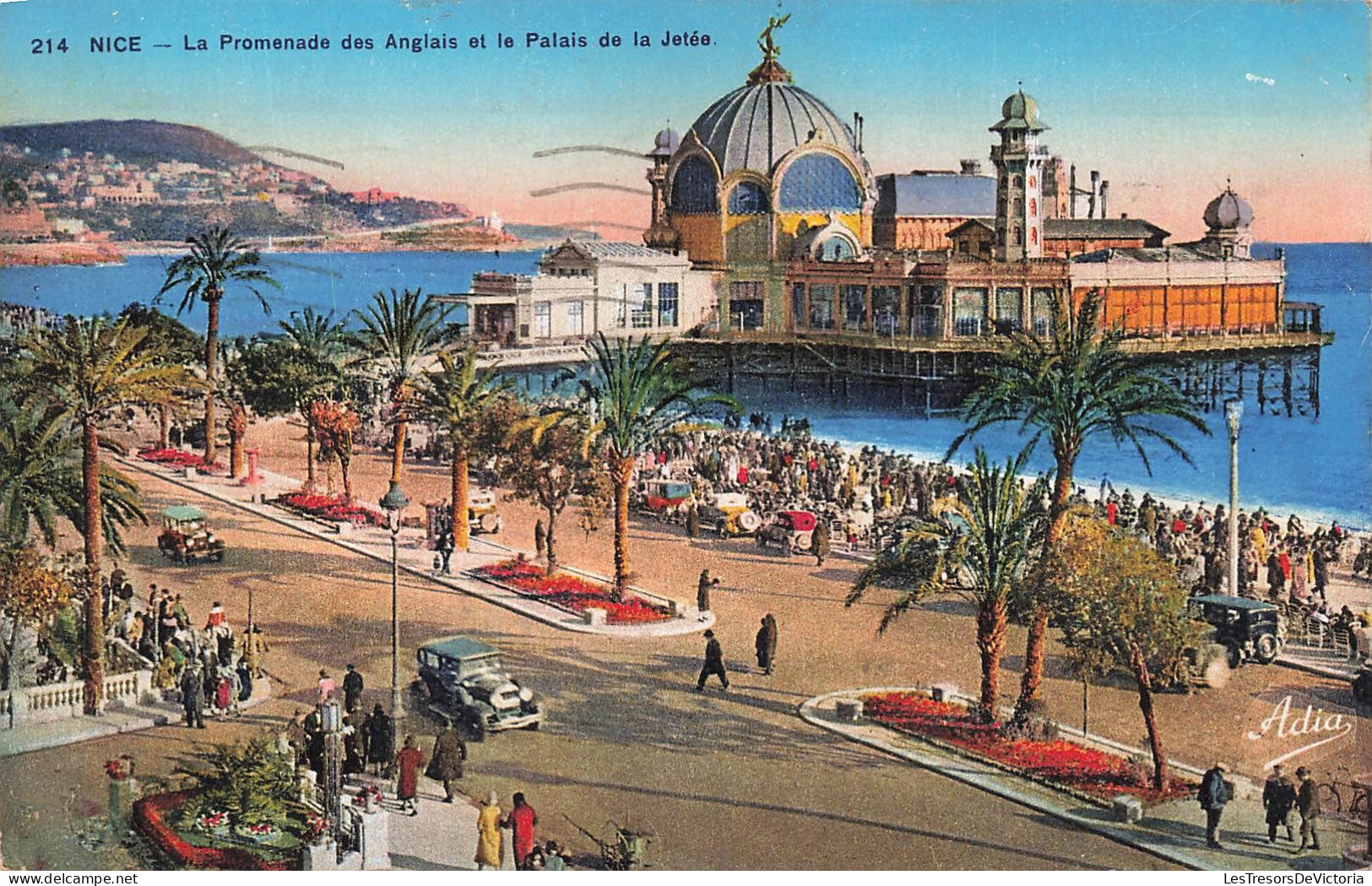 FRANCE - Nice - La Promenade Des Anglais Et Le Palis De La Jetée - Animé - Carte Postale Ancienne - Other & Unclassified