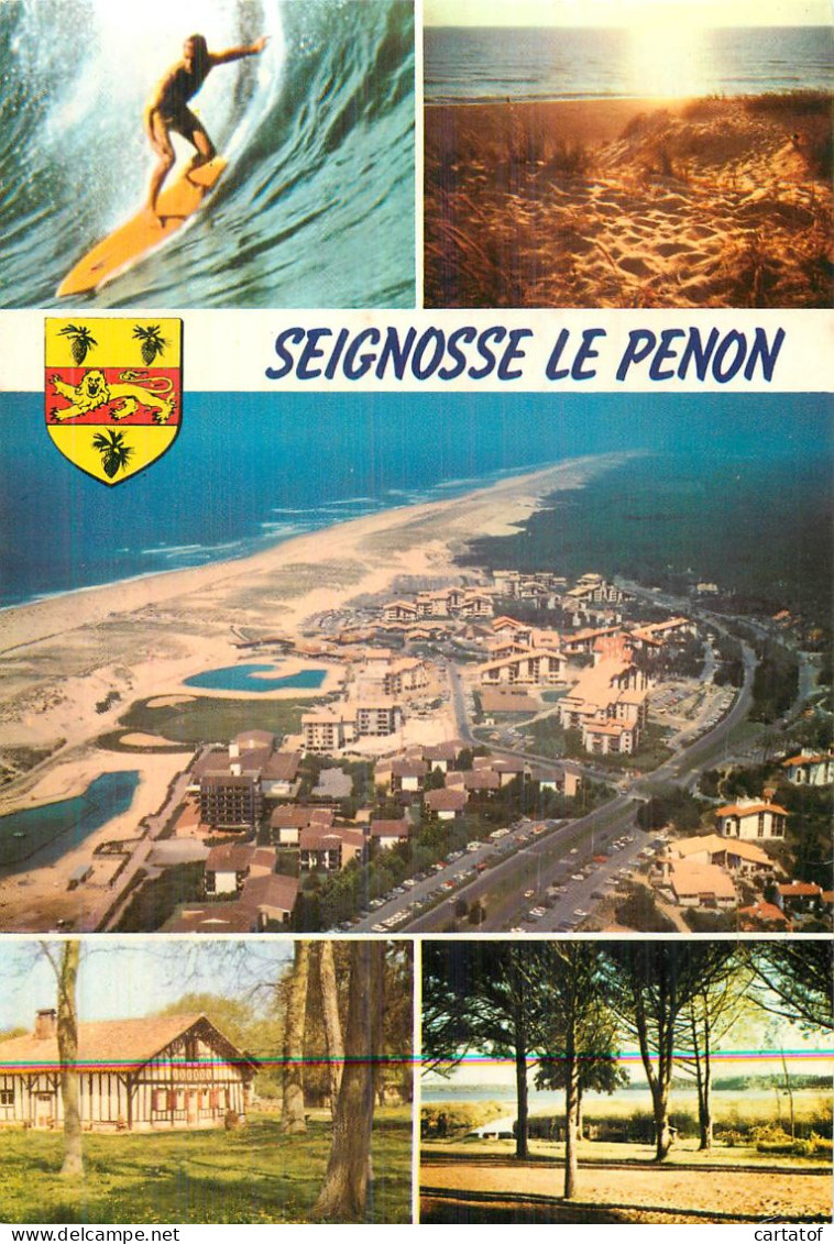 SEIGNOSSE LE PENON .  CP Multivues - Andere & Zonder Classificatie