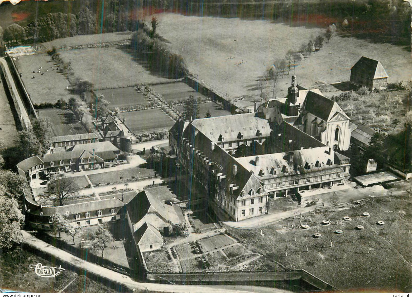 Abbaye De VALLOIRES . Vue Aérienne - Sonstige & Ohne Zuordnung