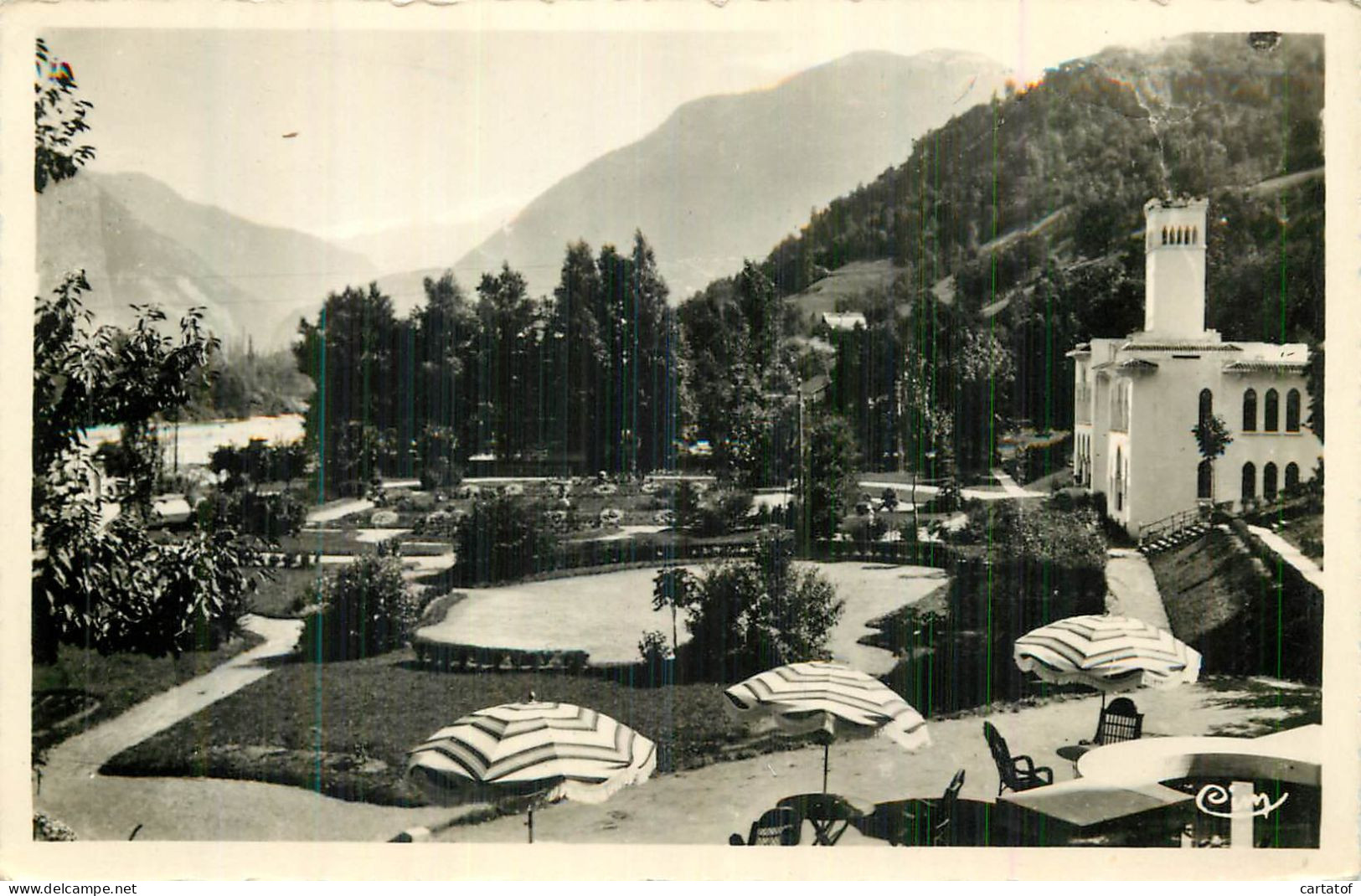 LA LECHERE Les BAINS . Etablissement Thermal Et Son Parc  - Autres & Non Classés