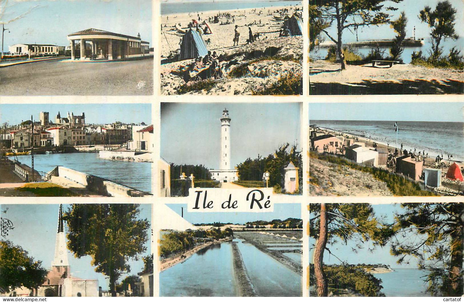 ILE DE RE .  CP Multivues - Ile De Ré