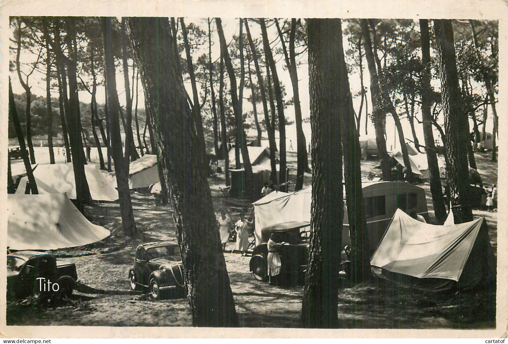 VAUX NAUZAN . Camp De L'Auto Camping Club De France - Altri & Non Classificati