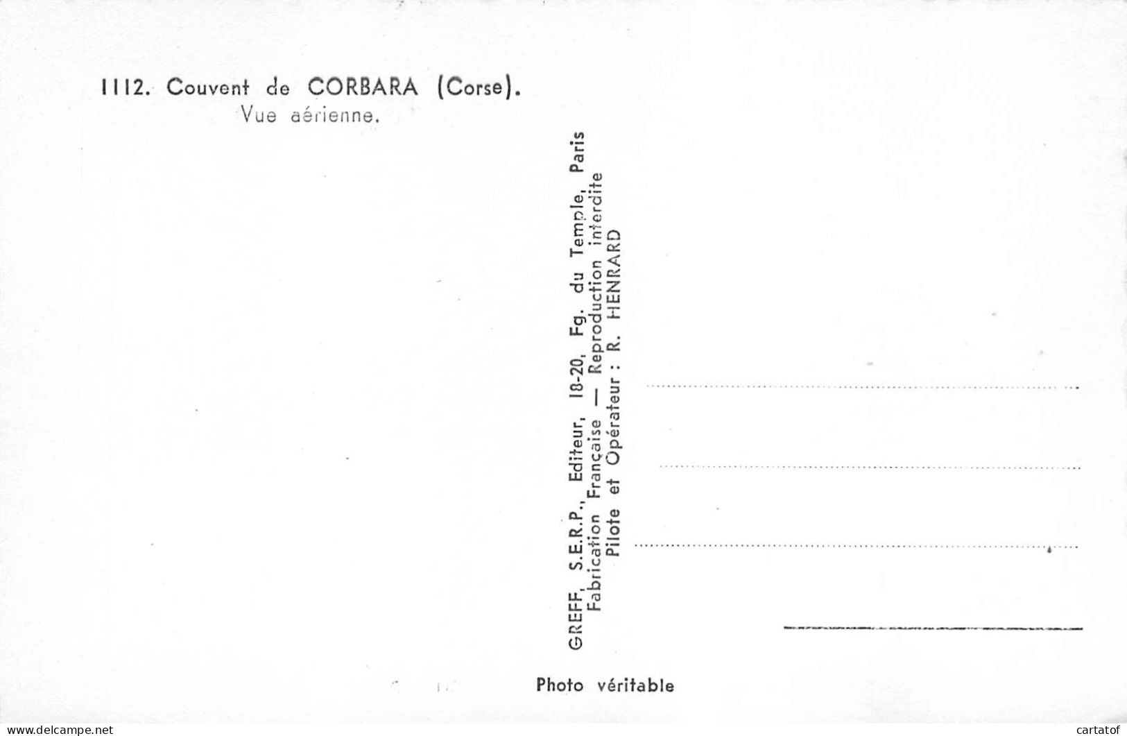 Couvent De CORBARA . Vue Aérienne - Other & Unclassified