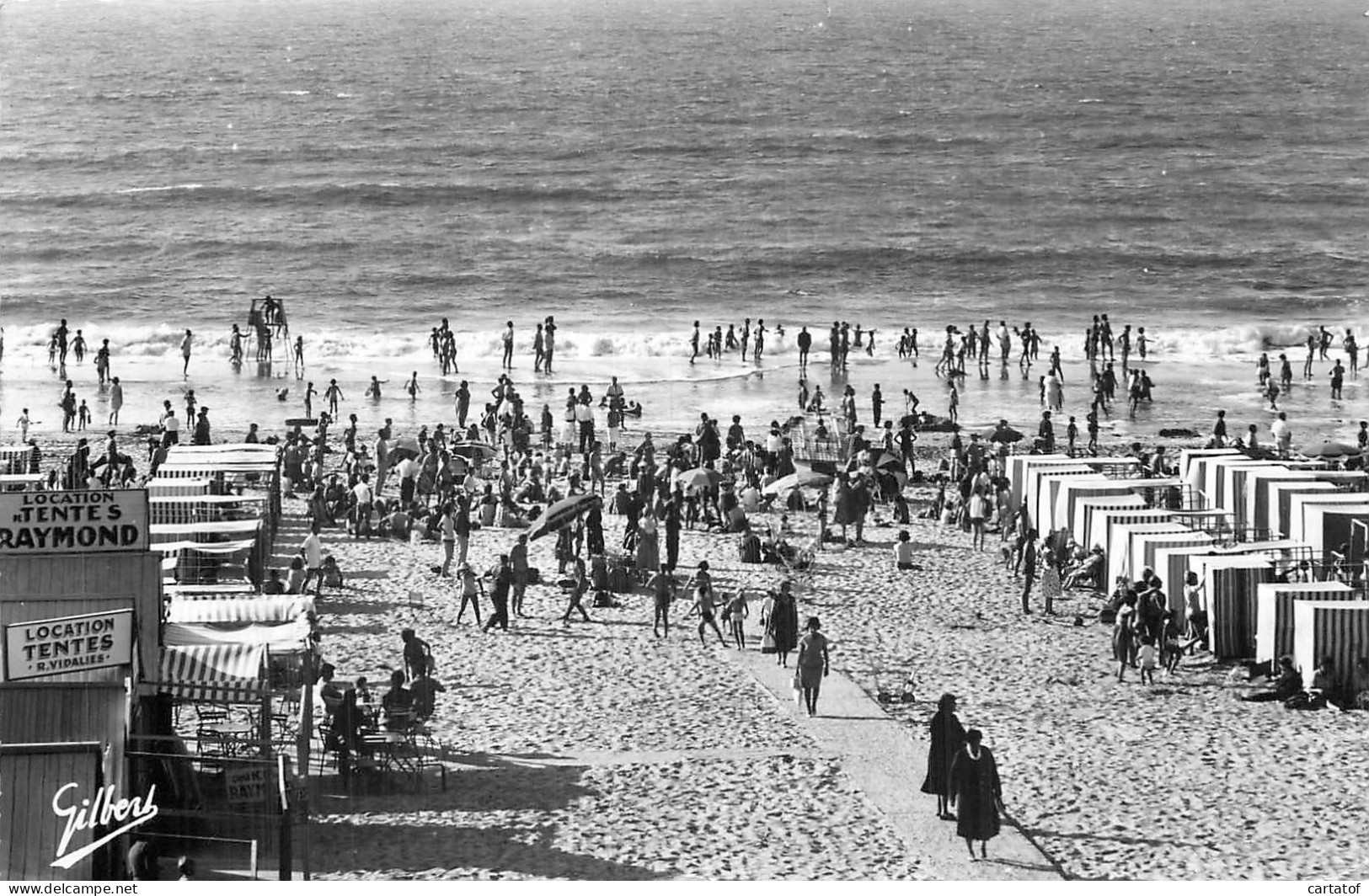 SOULAC Sur MER . Heure Du Bain - Soulac-sur-Mer