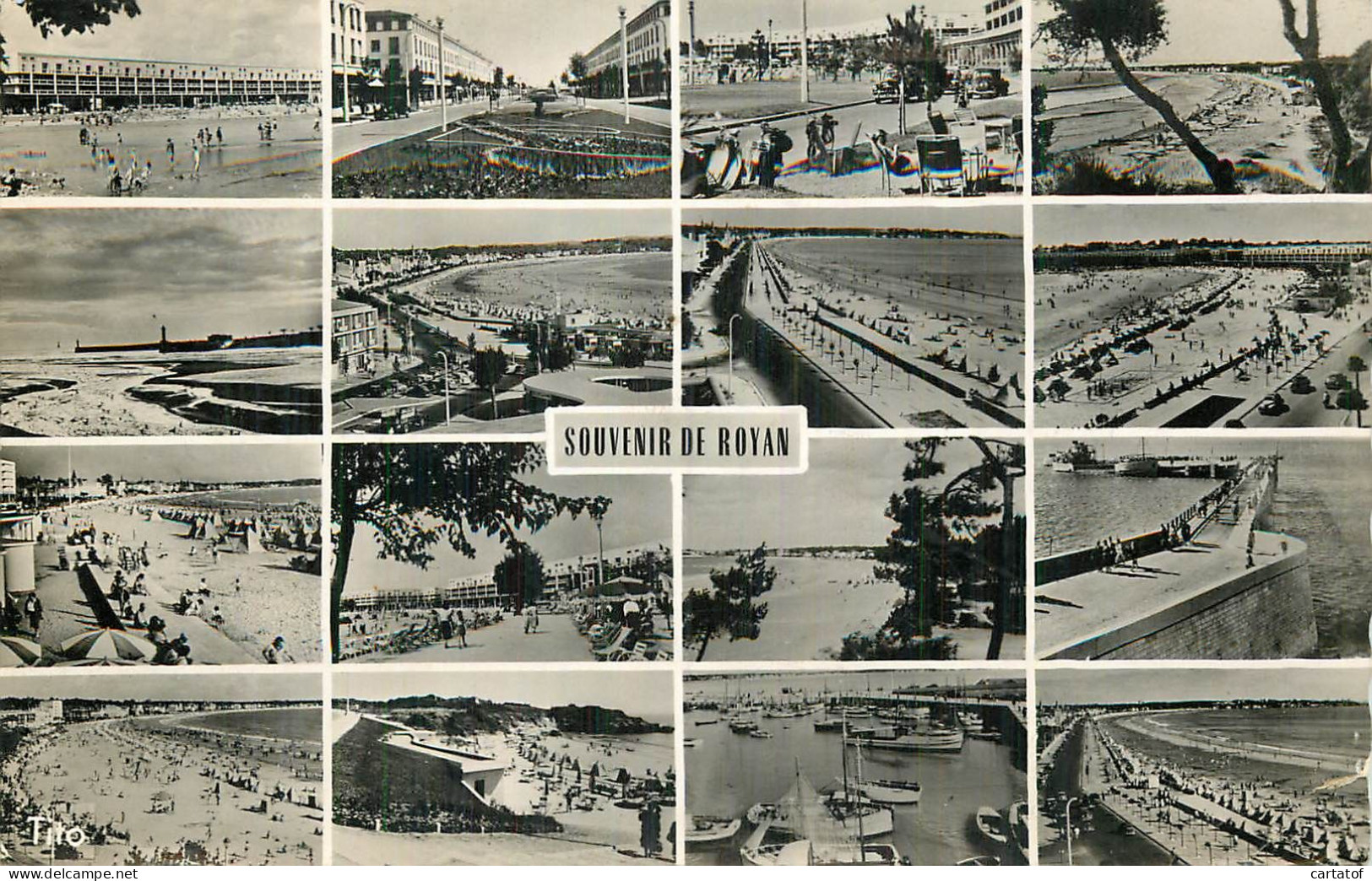 Souvenir De ROYAN .  CP Multivues - Royan