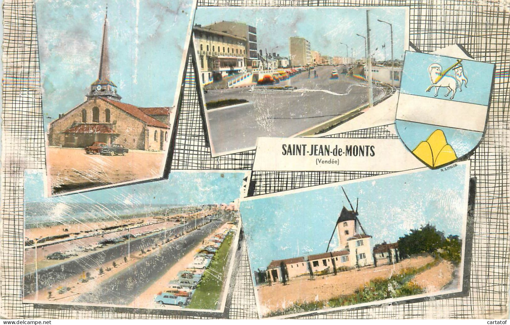 SAINT JEAN DE MONTS .  CP Multivues - Saint Jean De Monts