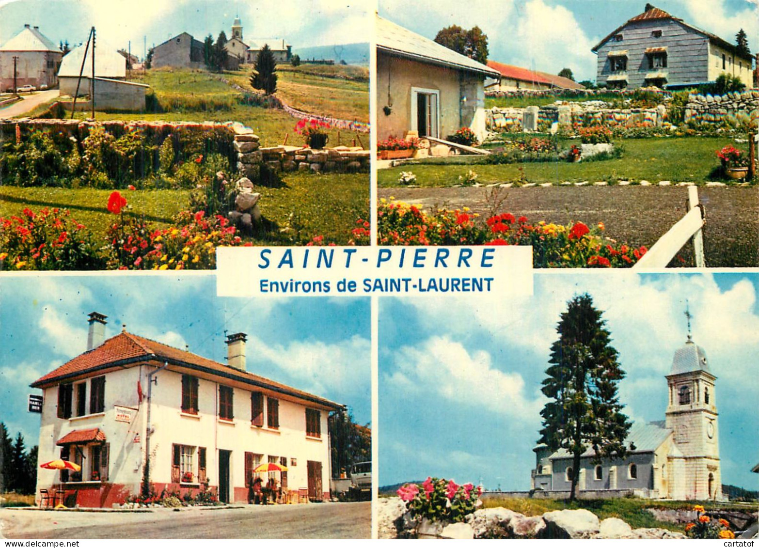 SAINT PIERRE .  Environs De SAINT LAURENT . CP Multivues - Altri & Non Classificati