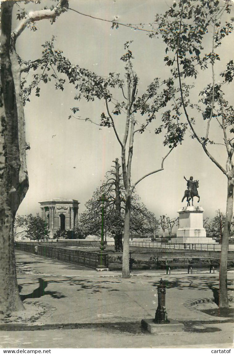 MONTPELLIER .  Vue Générale Du Jardin Du Peyrou  - Montpellier