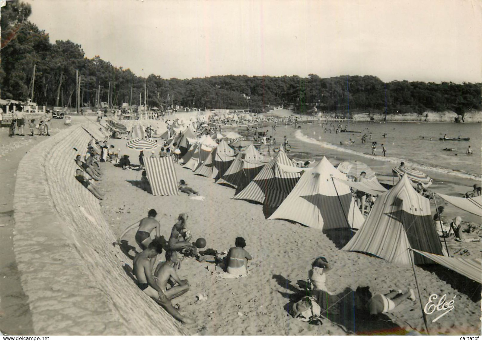 SAINT PALAIS SUR MER .  Vue Générale De La Plage De Vaux Nauzan - Saint-Palais-sur-Mer