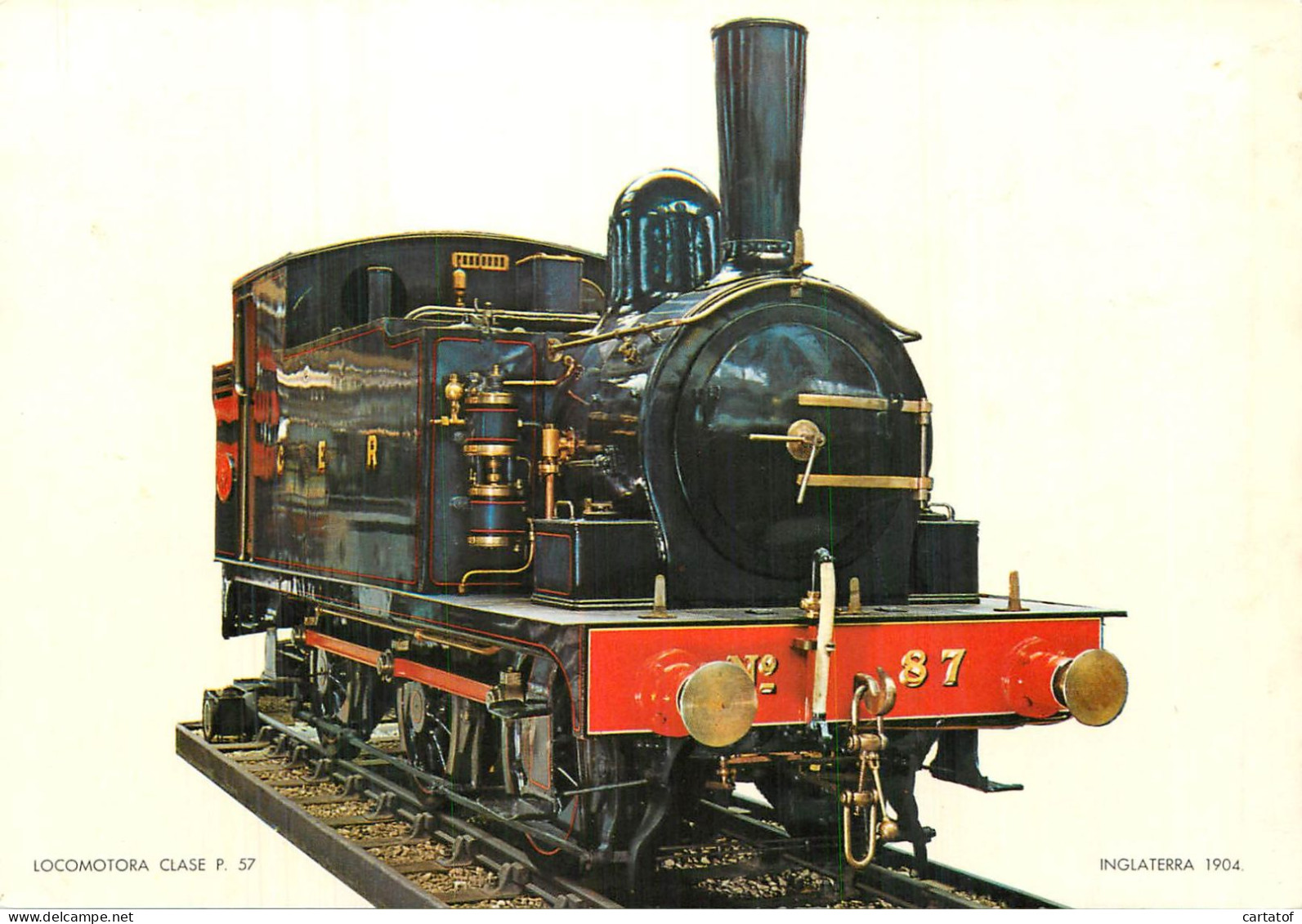 LOCOMOTORA CLASE P. 57 . Angleterre 1904 . Locomotive - Materiaal