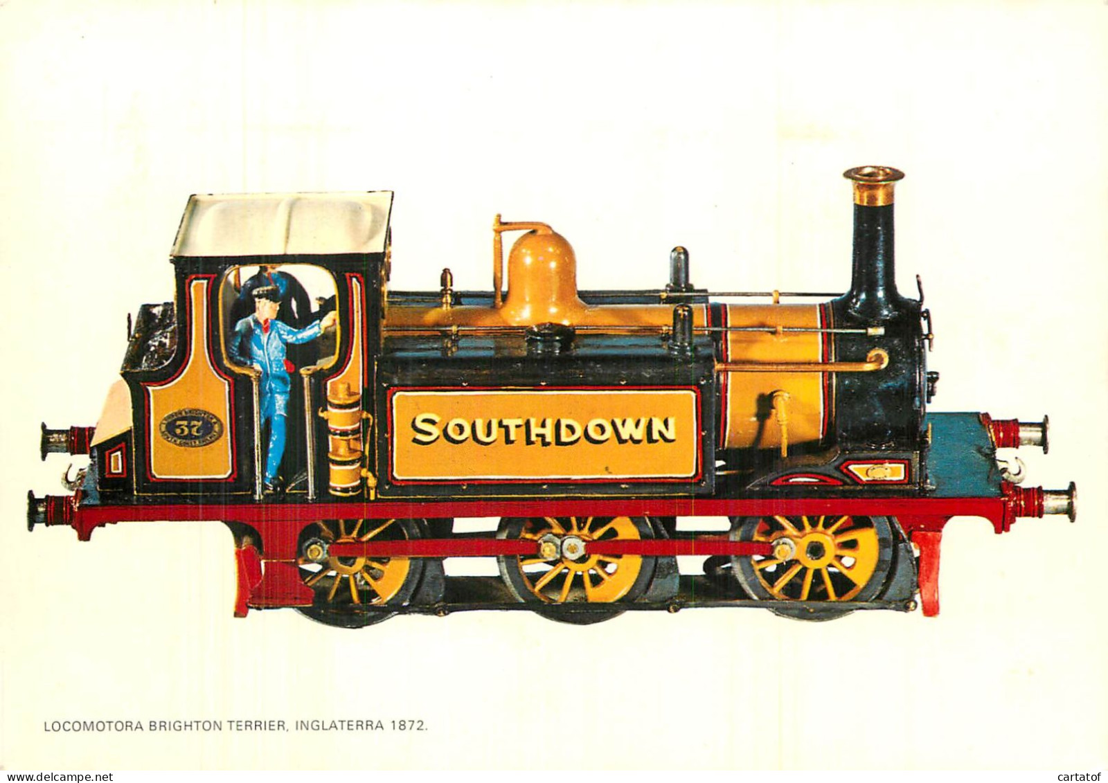 LOCOMOTORA BRIGHTON TERRIER . Angleterre 1872 . Locomotive - Materiaal