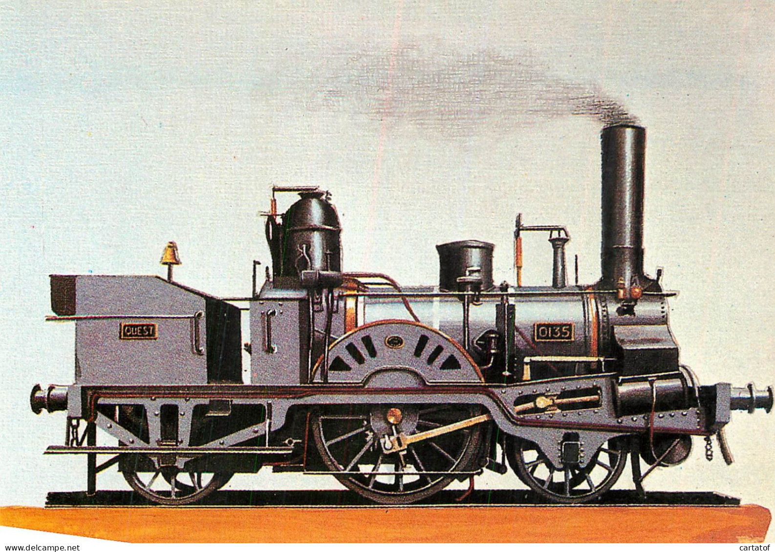 Type 1 A 1 Gebouwd Door Buddicom 1850  Lcocomotive Paris-Rouen 135 - Materiaal