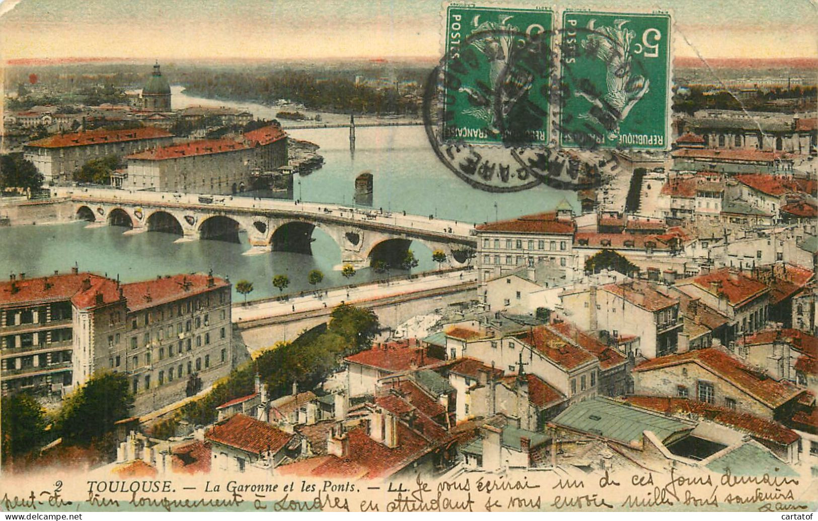 TOULOUSE . La Garonne Et Les Ponts .  - Toulouse