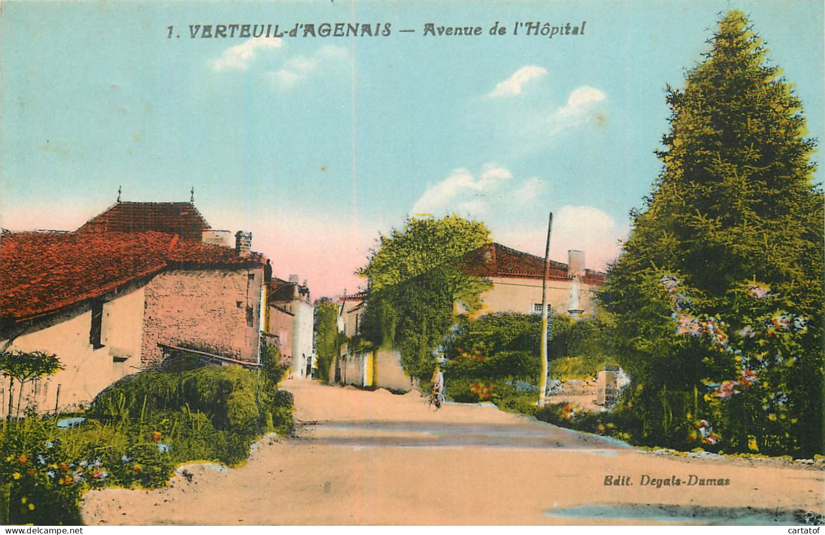 VERTEUIL D'AGENAIS . Avenue De L'Hôpital . - Altri & Non Classificati