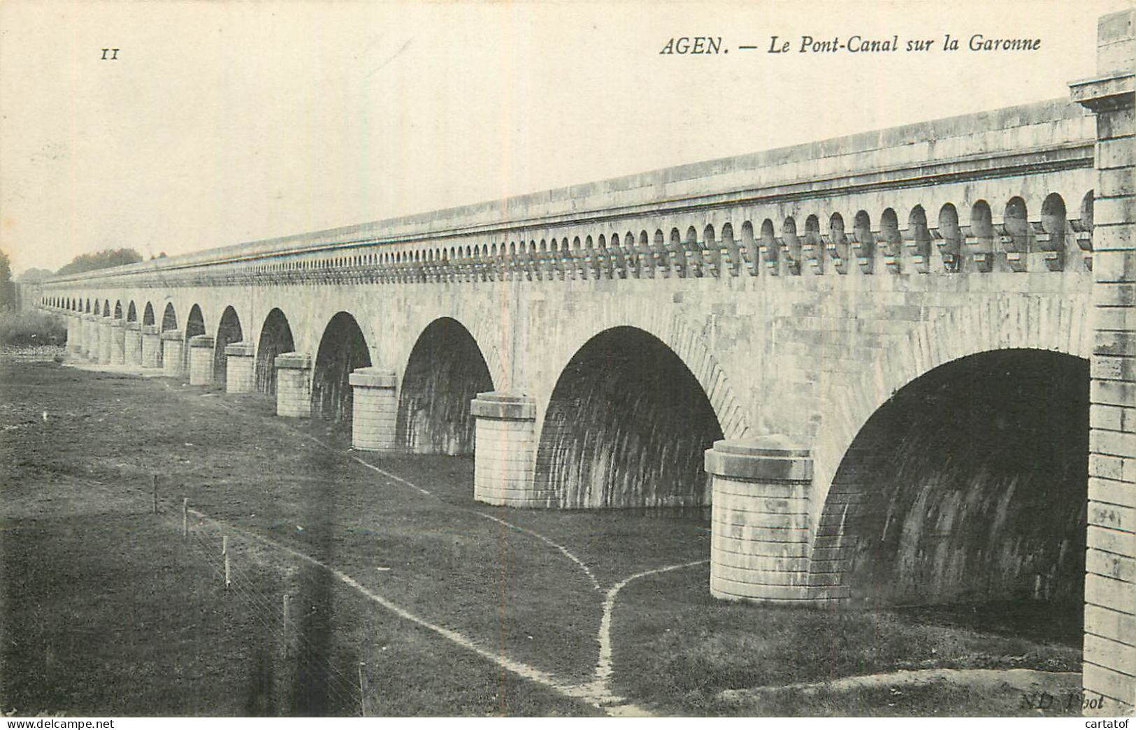 AGEN . Le Pont Canal Sur La Garonne - Agen