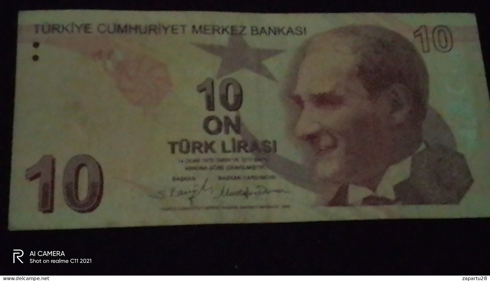 TÜRKİYE - 10 TL - F038       VF - Turkey