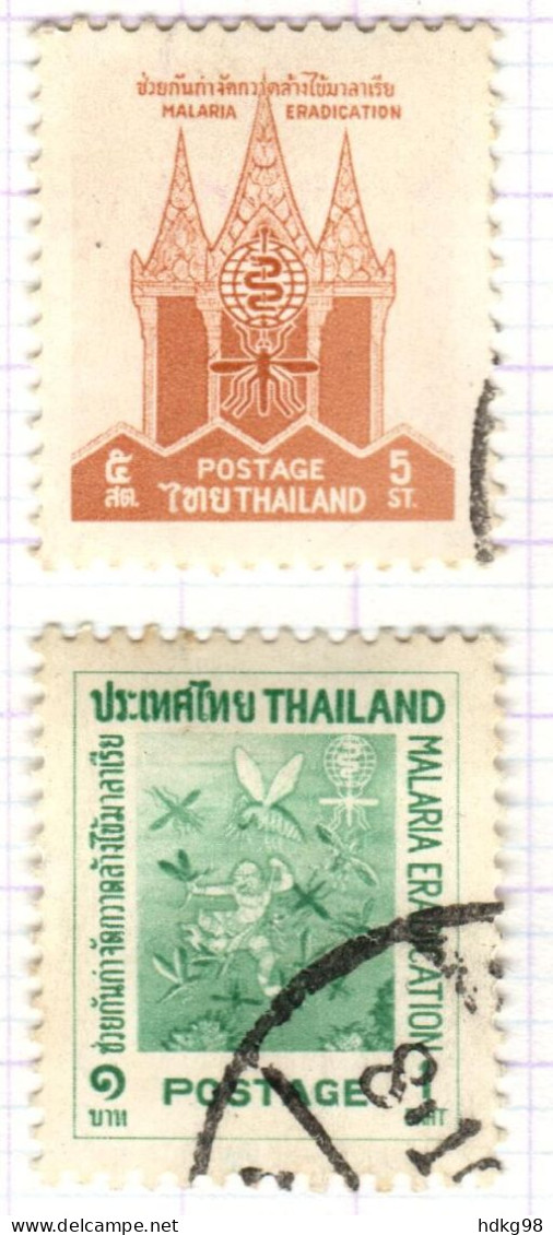 T+ Thailand 1962 Mi 385 389 Malaria - Thailand