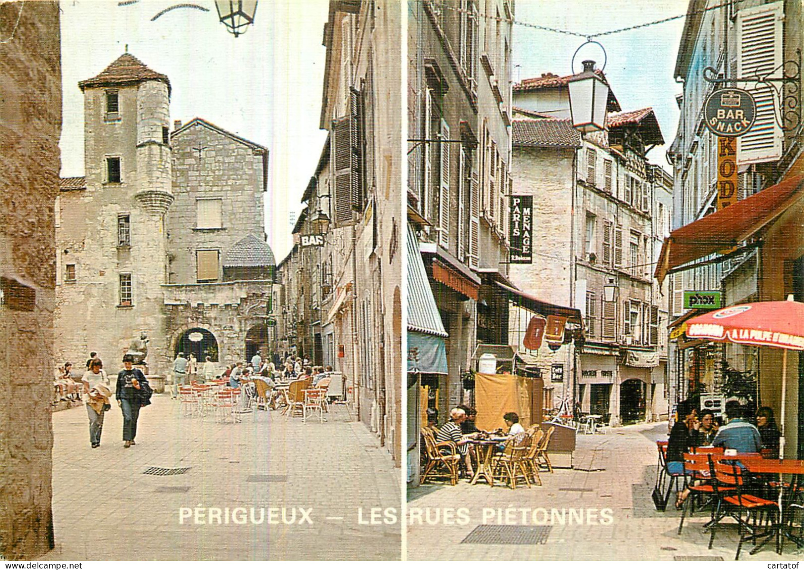 PERIGUEUX . Les Rue Piétonnes - Périgueux