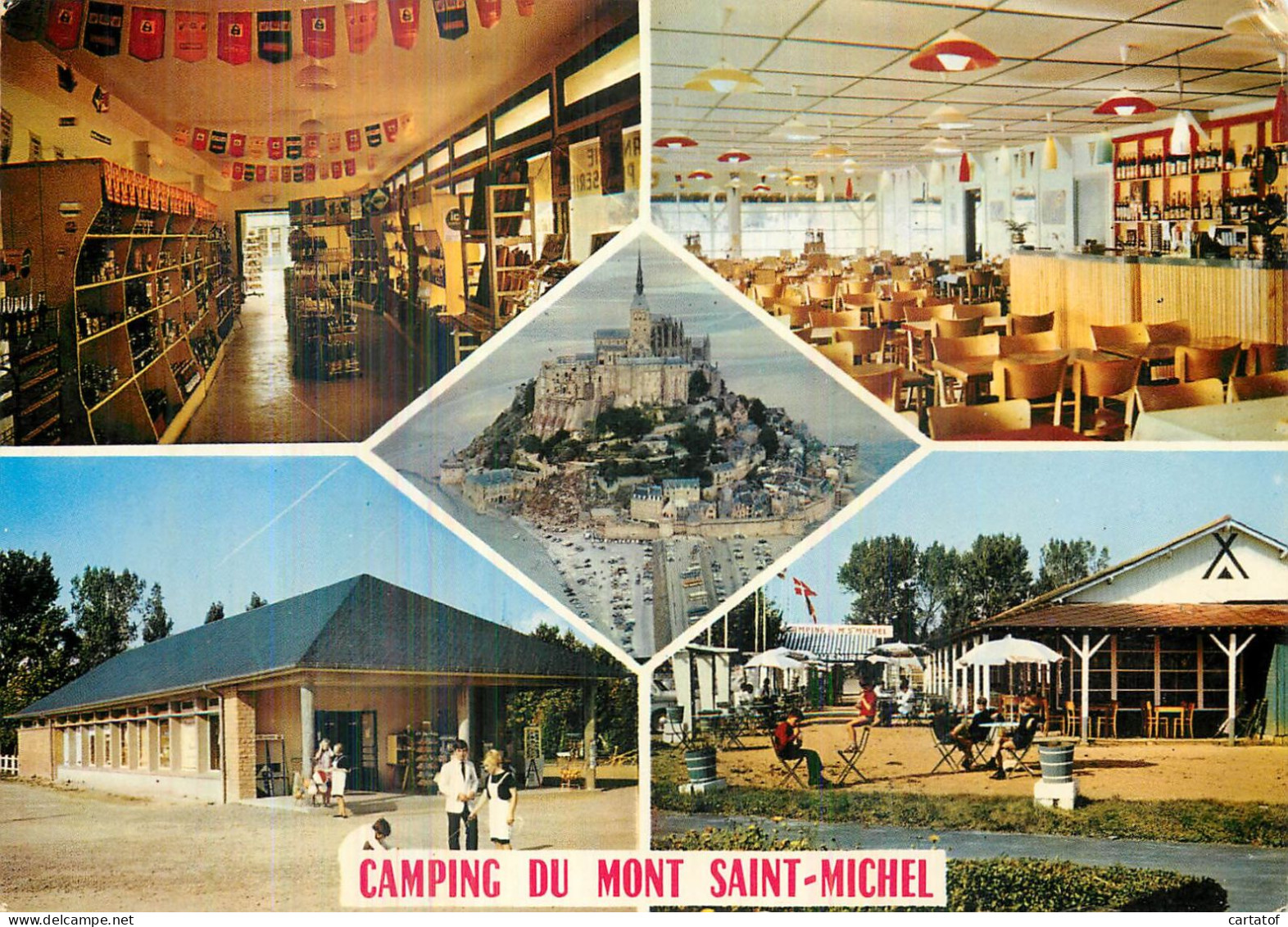 CAMPING Du MONT SAINT MICHEL .  CP Multivues - Le Mont Saint Michel