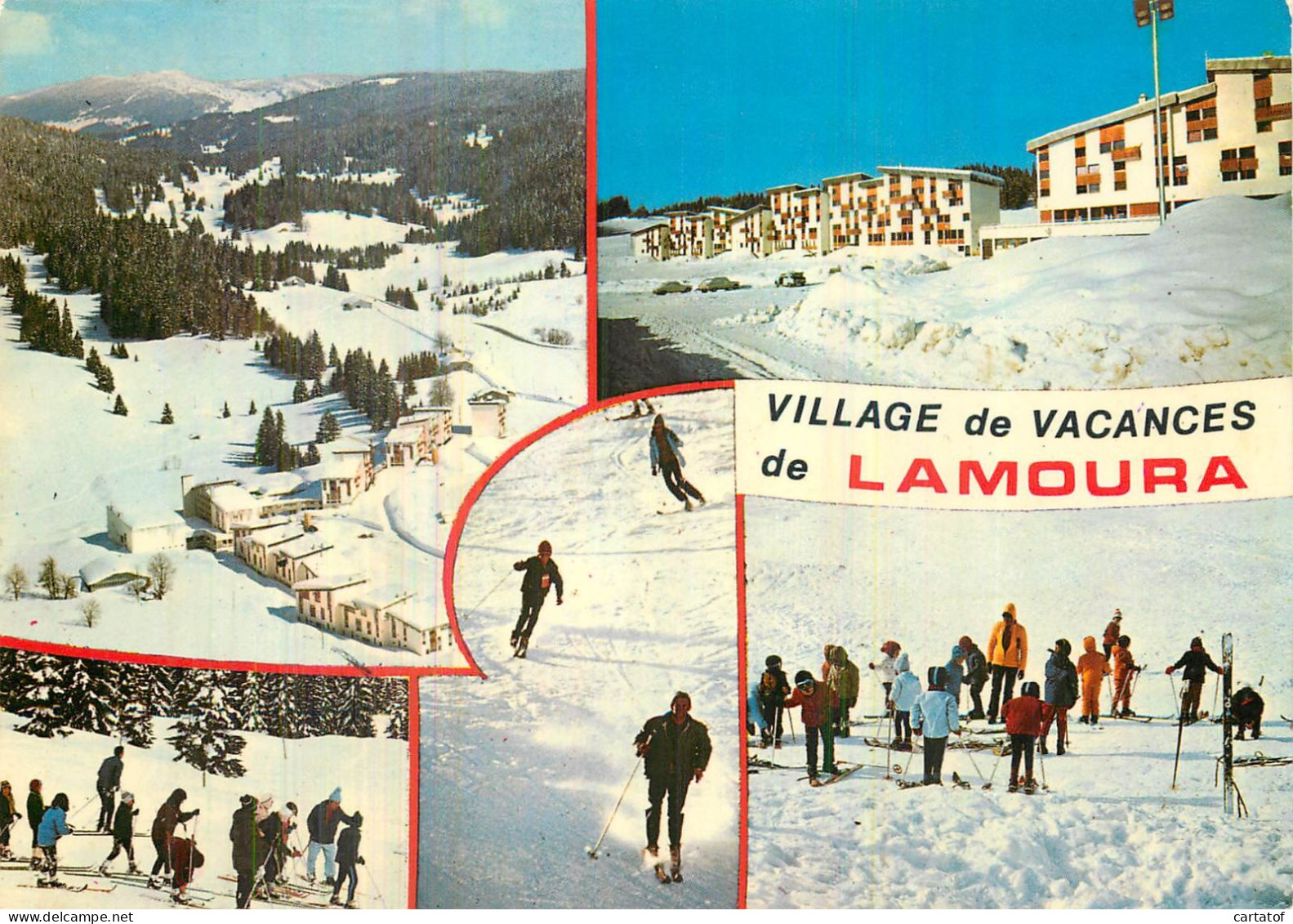 Village De Vacances De LAMOURA .CP Multivues . - Autres & Non Classés