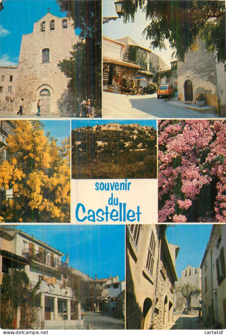 Souvenir Du CASTELLET . CP Multivues - Le Castellet