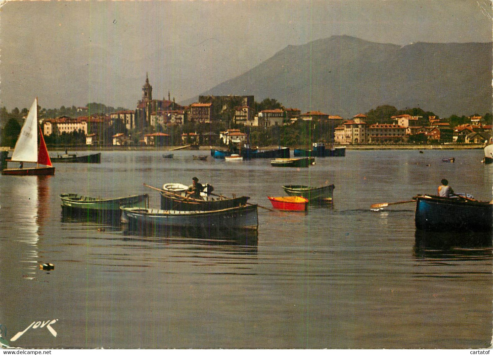 HENDAYE FONTARABIE . Crépuscule Sur La Bidassoa - Hendaye