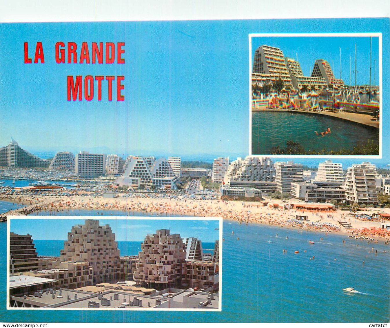 LA GRANDE MOTTE .  CP Multivues - Other & Unclassified