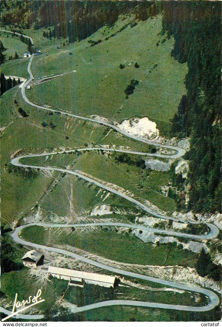 Route Du COL DU CORBIER .  En Haute-Savoie - Autres & Non Classés