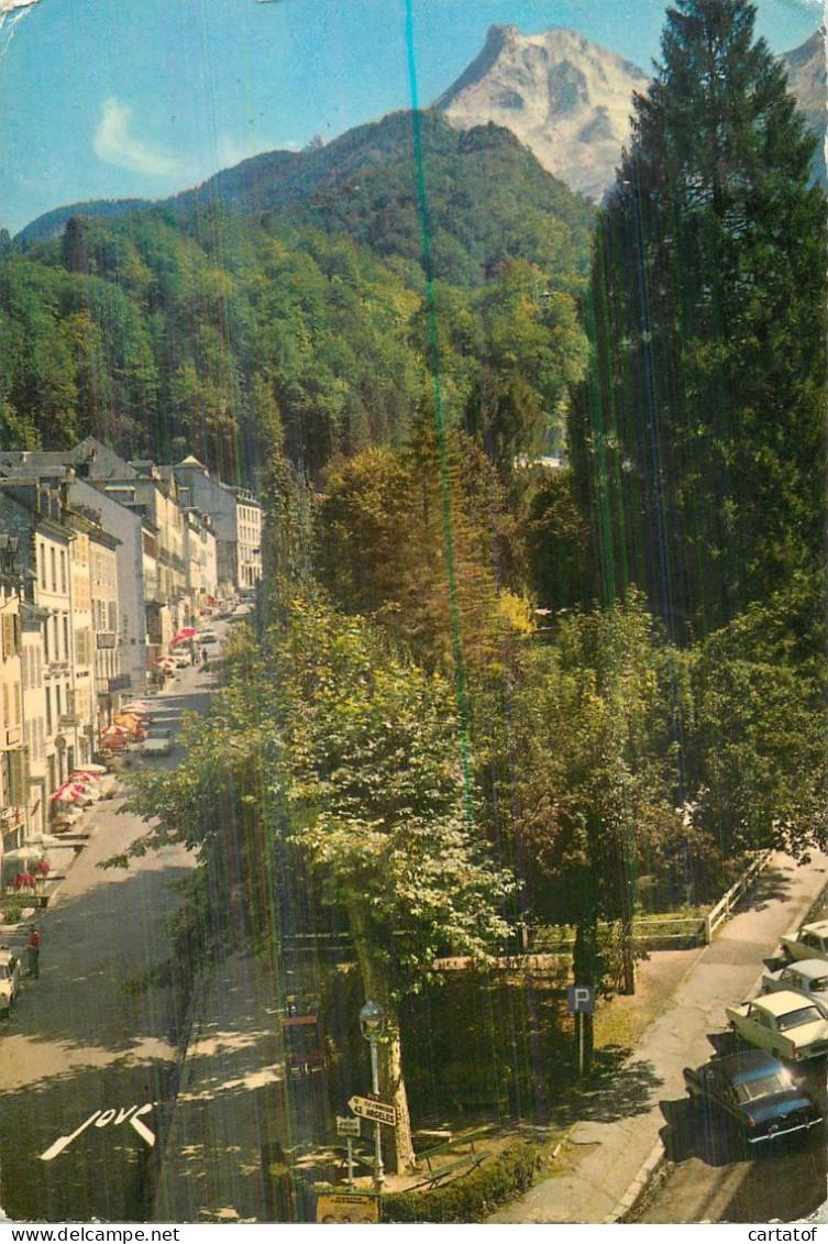 EAUX BONNES . Le Jardin Darralde Et Le Pic Du Ger - Eaux Bonnes