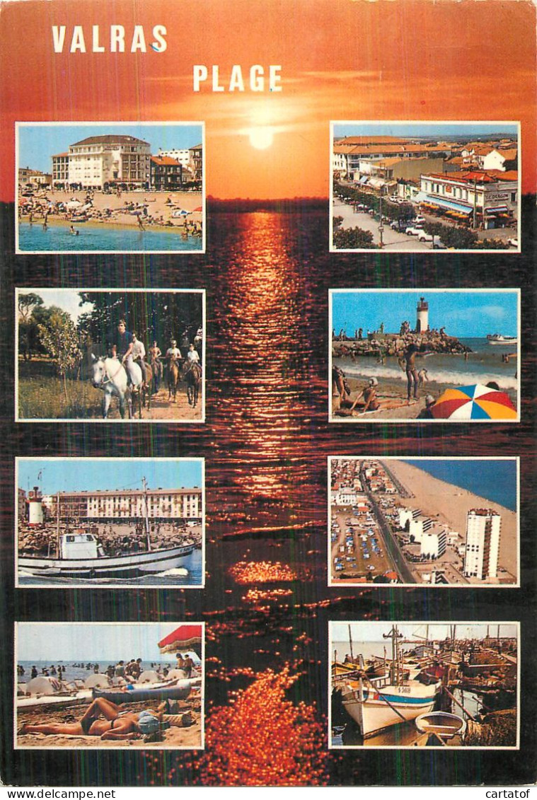 VALRAS PLAGE . Souvenir .  CP Multivues - Altri & Non Classificati