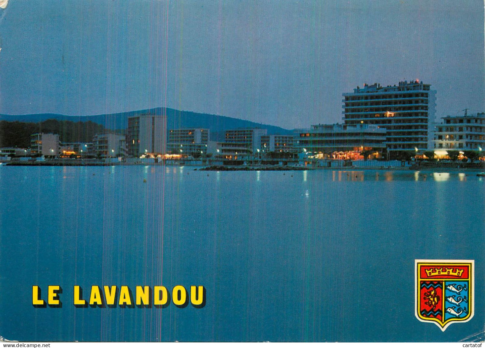 LE LAVANDOU . Bord De Mer La Nuit - Le Lavandou