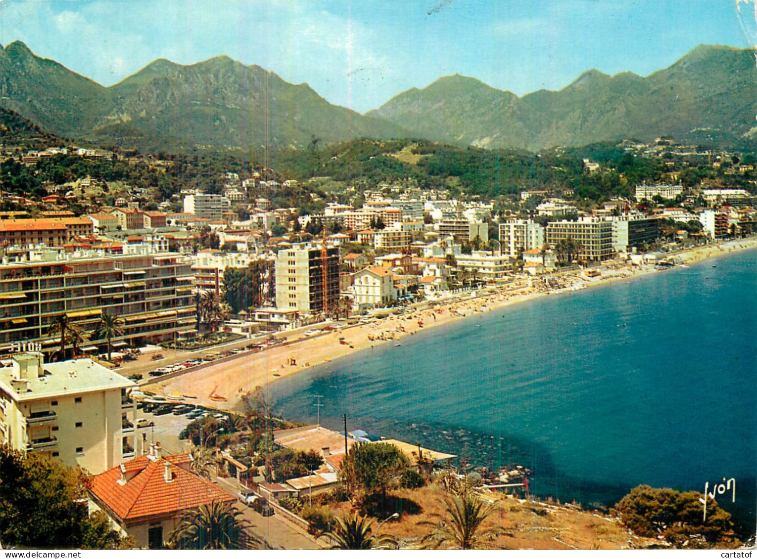 CAP MARTIN . Ses Plages Vers Menton - Autres & Non Classés