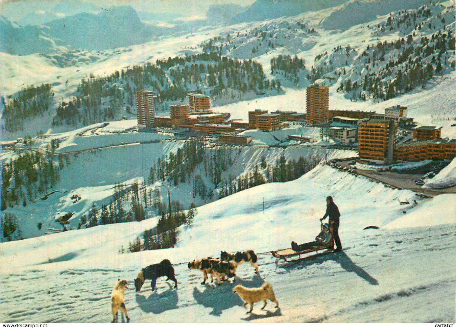 LA PLAGNE Et BELLECOTE Vues D'une Promenade Piétons - Andere & Zonder Classificatie