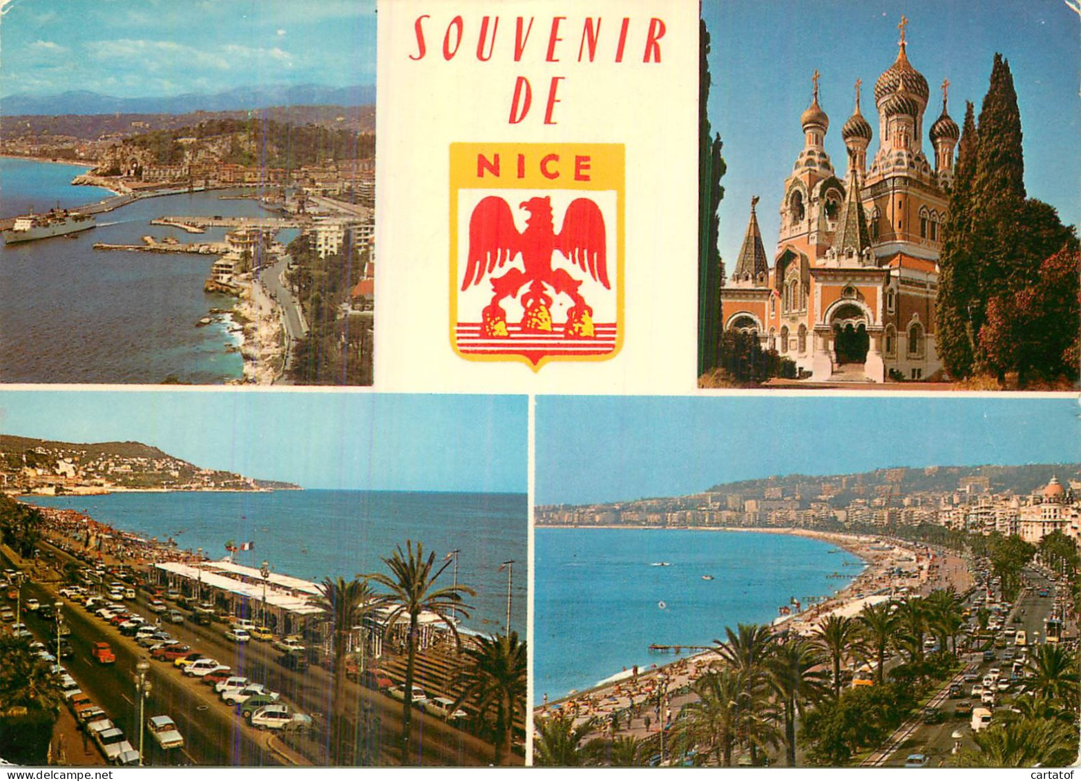 SOUVENIR  De  NICE .  CP Multivues - Andere & Zonder Classificatie