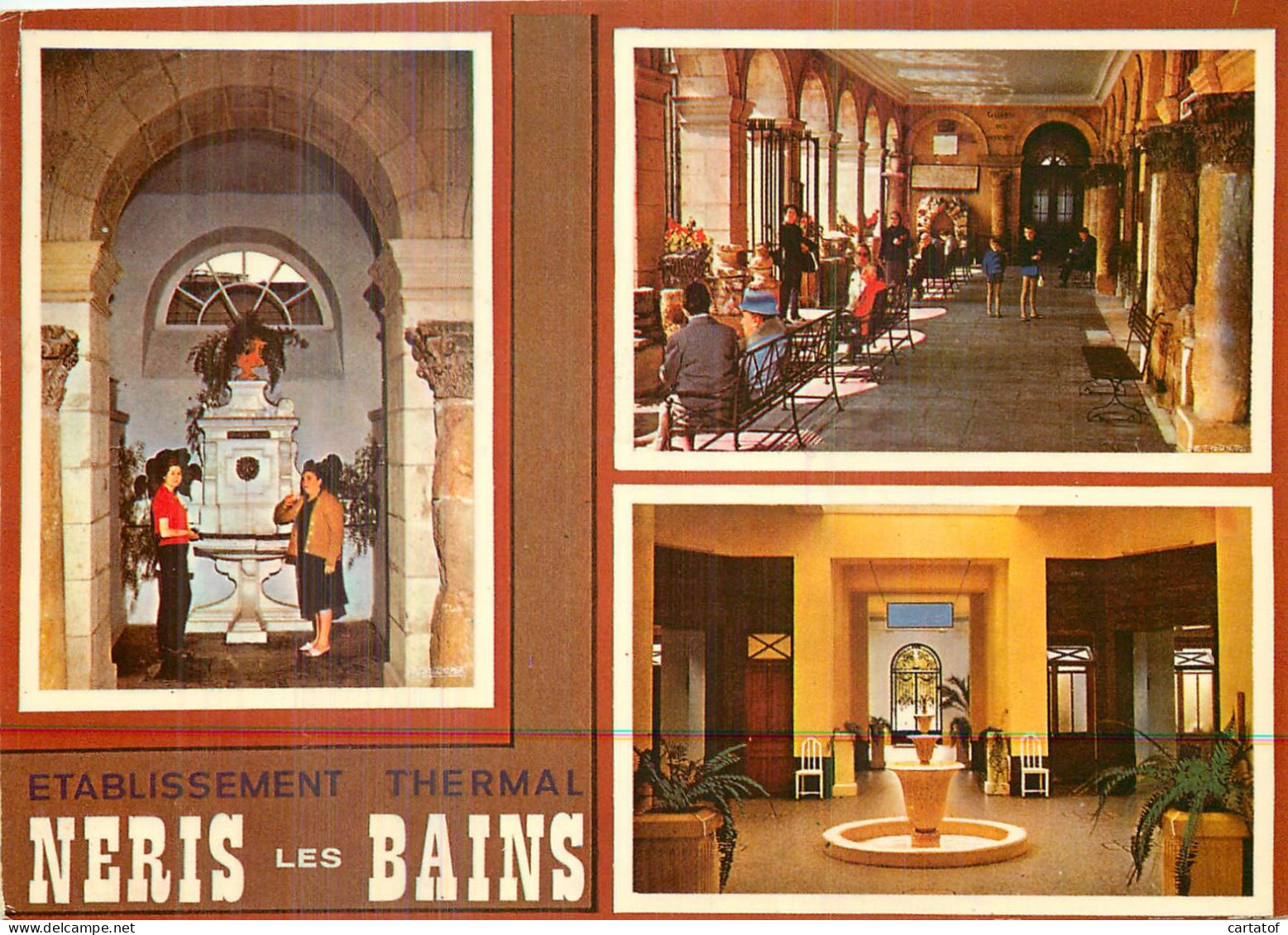 NERIS LES BAINS .  CP Multivues - Neris Les Bains