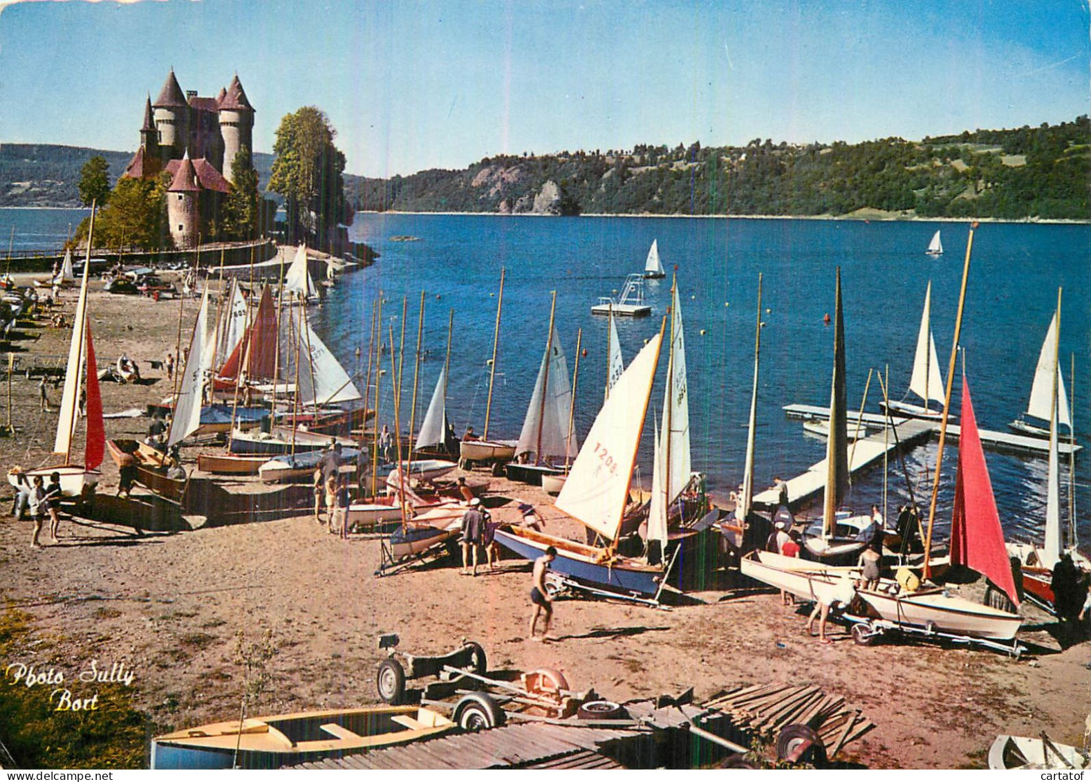 LANOBRE .  Plage De VAL Sur Le Barrage De BORT - Altri & Non Classificati