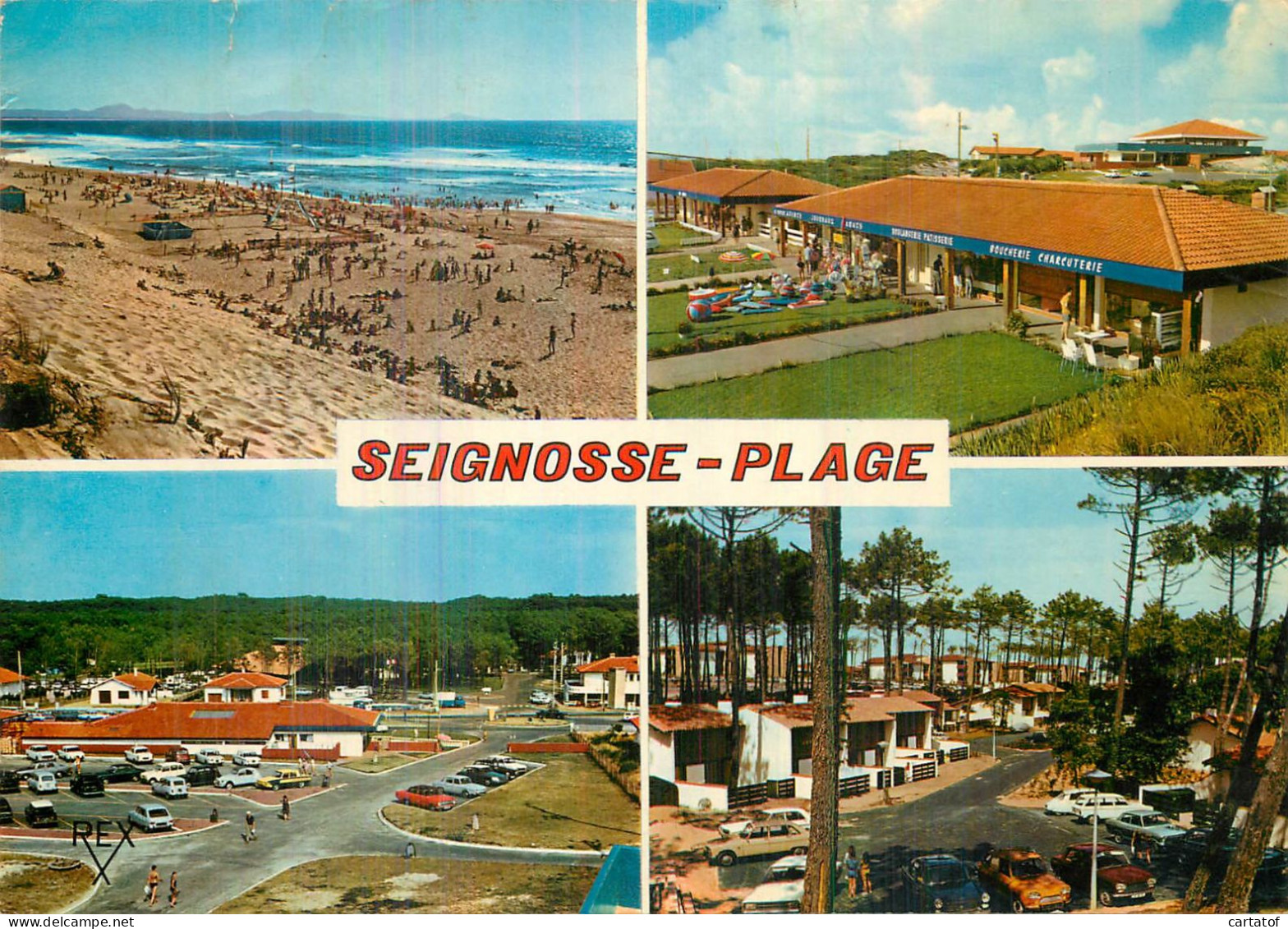 SEIGNOSSE PLAGE . CP Multivues . - Other & Unclassified