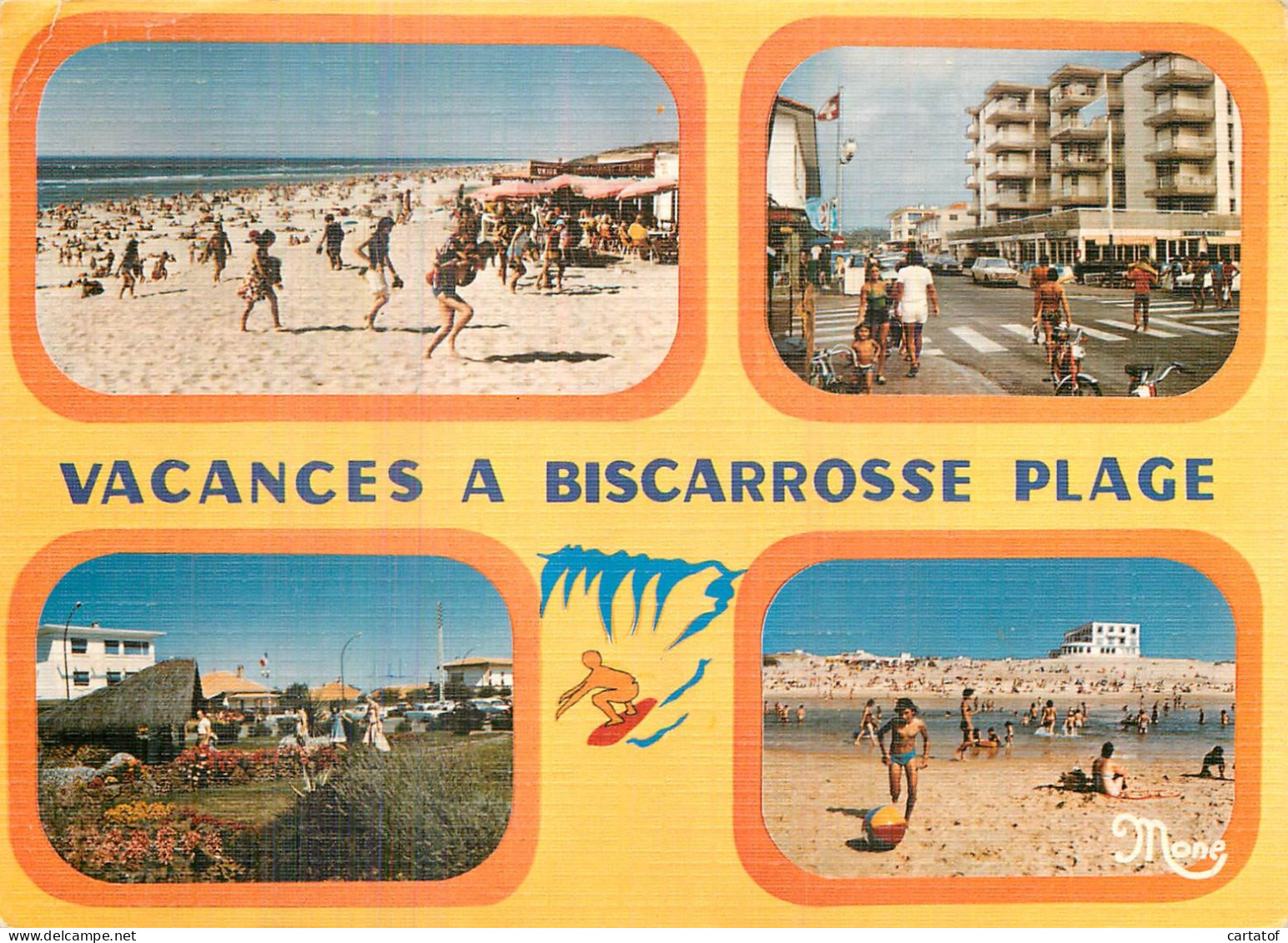 VACANCES  A  BISCARROSSE PLAGE . CP Multivues - Biscarrosse