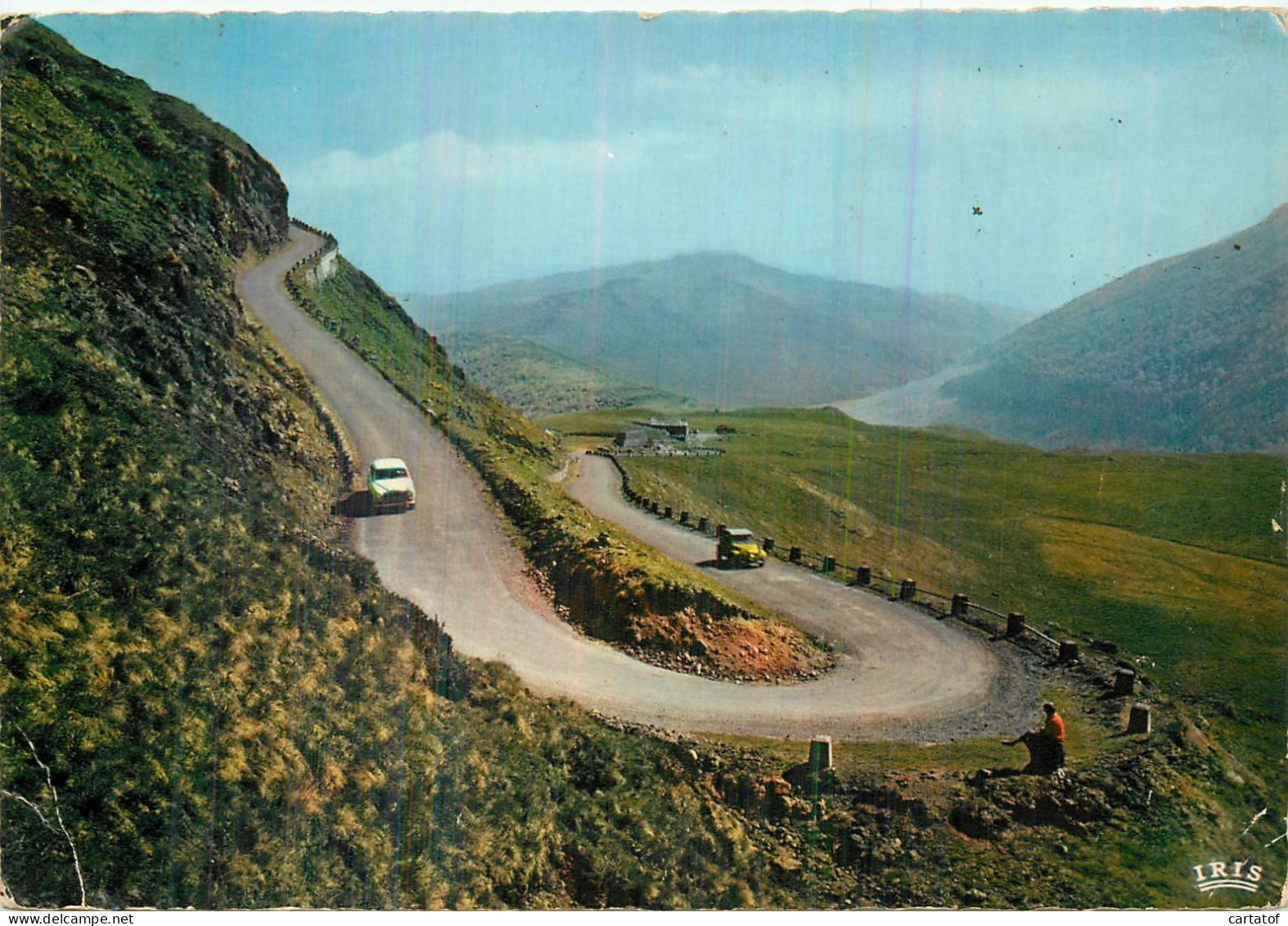 Grnad Virage Au Col D'Eglac . CANTAL PITTORESQUE - Altri & Non Classificati