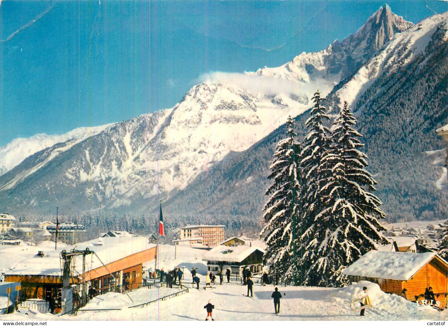 CHAMONIX MONT-BLANC . Le Téléski Su Savoy Et Les Drus - Chamonix-Mont-Blanc