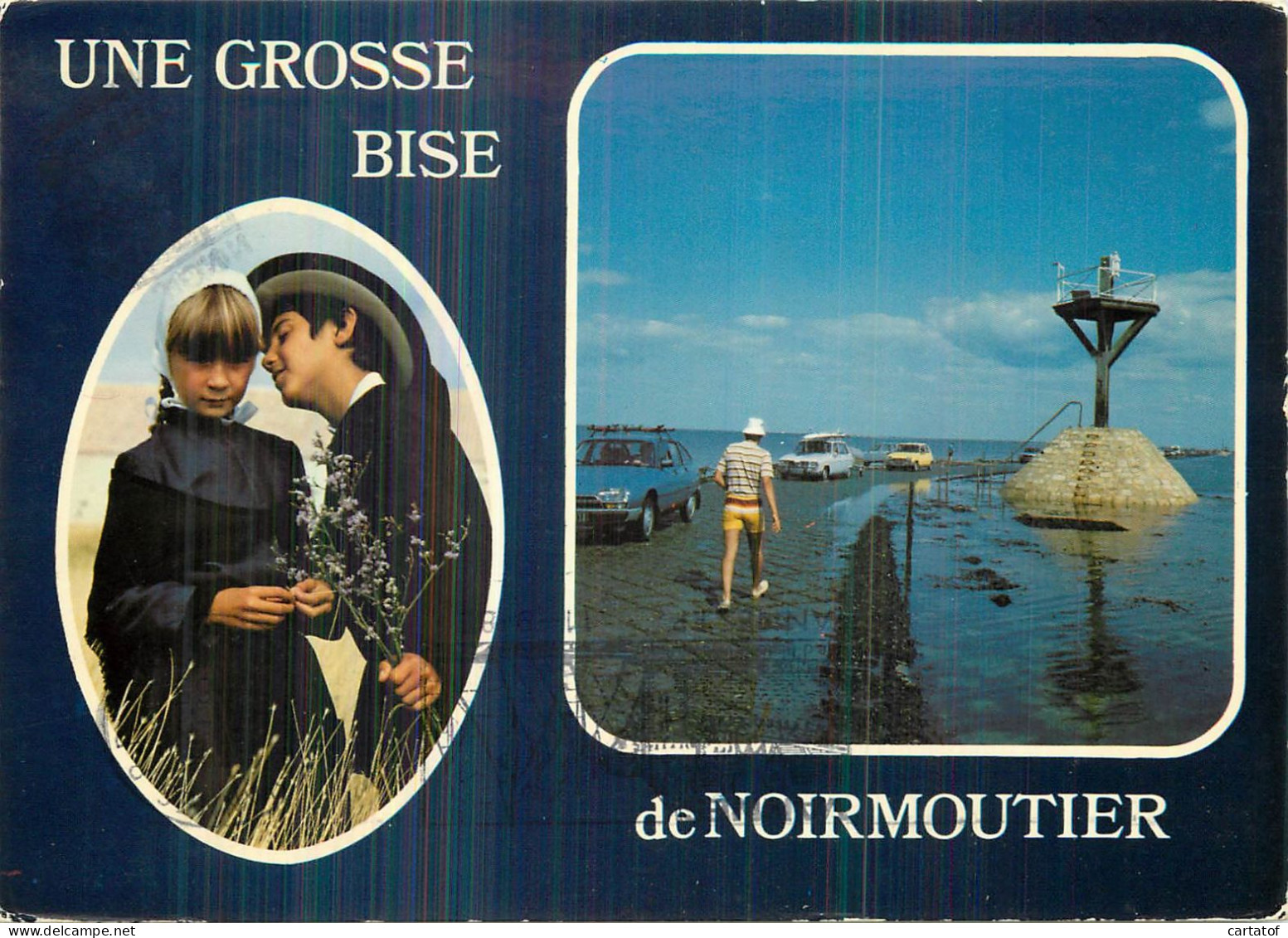 Une Grosse Bise De NOIEMOUTIER . Passage Du Gois - Ile De Noirmoutier